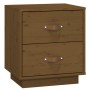 Bedside tables 2 pcs honey brown pine wood 40x34x45 cm by vidaXL, Nightstands - Ref: Foro24-818332, Price: 84,55 €, Discount: %