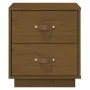 Bedside tables 2 pcs honey brown pine wood 40x34x45 cm by vidaXL, Nightstands - Ref: Foro24-818332, Price: 86,27 €, Discount: %