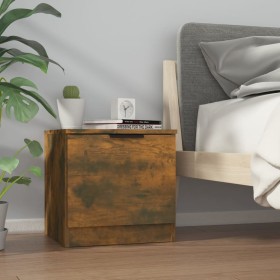 Smoked oak nightstand 40x39x40 cm by vidaXL, Nightstands - Ref: Foro24-817027, Price: 28,18 €, Discount: %