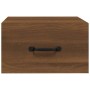 Wall bedside tables 2 pcs oak brown 35x35x20 cm by vidaXL, Nightstands - Ref: Foro24-817584, Price: 57,11 €, Discount: %