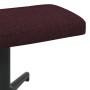 Silla de relajación con taburete de tela morado de vidaXL, Sillones - Ref: Foro24-327984, Precio: 89,07 €, Descuento: %