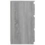 Mesita de noche madera contrachapada gris Sonoma 40x35x62,5 cm de vidaXL, Mesitas de noche - Ref: Foro24-815173, Precio: 62,1...