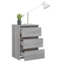 Mesita de noche madera contrachapada gris Sonoma 40x35x62,5 cm de vidaXL, Mesitas de noche - Ref: Foro24-815173, Precio: 62,1...