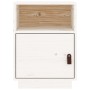 Bedside tables 2 pcs solid white pine wood 40x34x55 cm by vidaXL, Nightstands - Ref: Foro24-818318, Price: 69,21 €, Discount: %