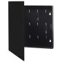 Caja de llaves con tablero magnético negra 35x35x5,5 cm de vidaXL, Cajas fuertes - Ref: Foro24-322777, Precio: 41,95 €, Descu...