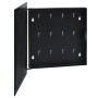 Caja de llaves con tablero magnético negra 35x35x5,5 cm de vidaXL, Cajas fuertes - Ref: Foro24-322777, Precio: 41,95 €, Descu...