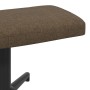 Silla de relajación con reposapiés de tela marrón de vidaXL, Sillones - Ref: Foro24-327977, Precio: 113,97 €, Descuento: %