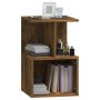 Smoked oak plywood nightstand 35x35x55 cm by vidaXL, Nightstands - Ref: Foro24-815183, Price: 38,41 €, Discount: %