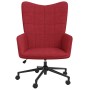 Sillón de relax de tela rojo tinto de vidaXL, Sillones - Ref: Foro24-328048, Precio: 137,89 €, Descuento: %