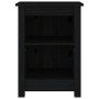 Mesita de noche madera maciza de pino negro 40x35x55 cm de vidaXL, Mesitas de noche - Ref: Foro24-820964, Precio: 39,74 €, De...