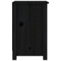 Mesita de noche madera maciza de pino negro 40x35x55 cm de vidaXL, Mesitas de noche - Ref: Foro24-820964, Precio: 39,74 €, De...