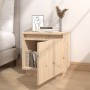 Solid pine wood bedside table 40x30x40 cm by vidaXL, Nightstands - Ref: Foro24-813305, Price: 41,10 €, Discount: %