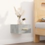 Wall bedside tables 2 pcs concrete gray color 35x35x20 cm by vidaXL, Nightstands - Ref: Foro24-812843, Price: 32,27 €, Discou...