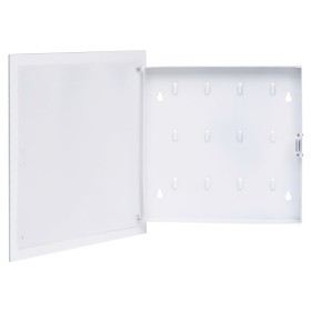 Caja de llaves con tablero magnético blanca 35x35x5,5 cm de vidaXL, Cajas fuertes - Ref: Foro24-322776, Precio: 45,52 €, Desc...