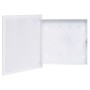 Caja de llaves con tablero magnético blanca 35x35x5,5 cm de vidaXL, Cajas fuertes - Ref: Foro24-322776, Precio: 45,52 €, Desc...