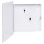 Caja de llaves con tablero magnético blanca 35x35x5,5 cm de vidaXL, Cajas fuertes - Ref: Foro24-322776, Precio: 45,52 €, Desc...