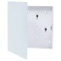 Caja de llaves con tablero magnético blanca 35x35x5,5 cm de vidaXL, Cajas fuertes - Ref: Foro24-322776, Precio: 45,52 €, Desc...