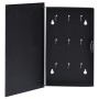 Caja de llaves con tablero magnético negro 35x20x5,5 cm de vidaXL, Cajas fuertes - Ref: Foro24-322779, Precio: 33,00 €, Descu...