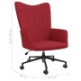 Sillón de relax de tela rojo tinto de vidaXL, Sillones - Ref: Foro24-328048, Precio: 137,89 €, Descuento: %