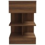 Oak brown plywood bedside table 40x35x65 cm by vidaXL, Nightstands - Ref: Foro24-816045, Price: 54,99 €, Discount: %