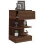 Oak brown plywood bedside table 40x35x65 cm by vidaXL, Nightstands - Ref: Foro24-816045, Price: 54,99 €, Discount: %