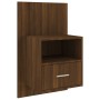 Oak brown wall bedside table by vidaXL, Nightstands - Ref: Foro24-816968, Price: 44,99 €, Discount: %