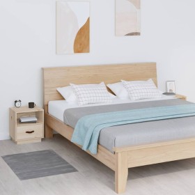 Bedside tables 2 pcs solid pine wood 40x34x45 cm by vidaXL, Nightstands - Ref: Foro24-818296, Price: 81,30 €, Discount: %