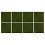 Artificial grass tiles 8 units rubber 50x50x2.5 cm