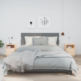 Mesitas de noche 2 uds madera maciza de pino 40x34x55 cm de vidaXL, Mesitas de noche - Ref: Foro24-818316, Precio: 103,54 €, ...