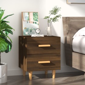 Brown oak bedside table 40x35x47.5 cm by vidaXL, Nightstands - Ref: Foro24-817289, Price: 31,99 €, Discount: %