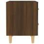 Brown oak bedside table 40x35x47.5 cm by vidaXL, Nightstands - Ref: Foro24-817289, Price: 43,37 €, Discount: %