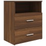 Bedside tables 2 units brown oak 50x32x60 cm by vidaXL, Nightstands - Ref: Foro24-815863, Price: 120,20 €, Discount: %