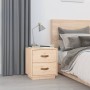 Mesitas de noche 2 uds madera maciza de pino 40x34x45 cm de vidaXL, Mesitas de noche - Ref: Foro24-818326, Precio: 95,52 €, D...