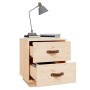 Mesitas de noche 2 uds madera maciza de pino 40x34x45 cm de vidaXL, Mesitas de noche - Ref: Foro24-818326, Precio: 95,52 €, D...