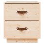 Mesitas de noche 2 uds madera maciza de pino 40x34x45 cm de vidaXL, Mesitas de noche - Ref: Foro24-818326, Precio: 95,52 €, D...