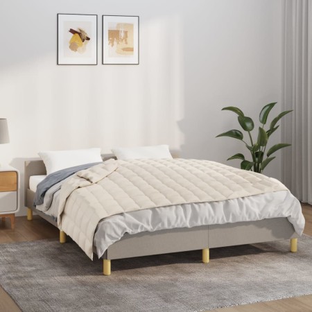 Light cream-colored weighted blanket, 150x200 cm, 7 kg. by vidaXL, Blankets - Ref: Foro24-350756, Price: 58,66 €, Discount: %