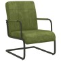 Silla voladiza de terciopelo verde claro de vidaXL, Sillones - Ref: Foro24-325791, Precio: 147,99 €, Descuento: %