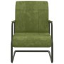 Silla voladiza de terciopelo verde claro de vidaXL, Sillones - Ref: Foro24-325791, Precio: 147,99 €, Descuento: %