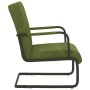 Silla voladiza de terciopelo verde claro de vidaXL, Sillones - Ref: Foro24-325791, Precio: 147,99 €, Descuento: %