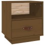 Honey brown solid pine wood bedside table 40x34x45 cm by vidaXL, Nightstands - Ref: Foro24-818301, Price: 40,92 €, Discount: %