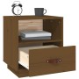 Honey brown solid pine wood bedside table 40x34x45 cm by vidaXL, Nightstands - Ref: Foro24-818301, Price: 40,92 €, Discount: %