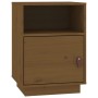 Solid pine wood honey brown bedside table 40x34x55 cm by vidaXL, Nightstands - Ref: Foro24-818321, Price: 62,05 €, Discount: %