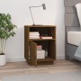 Solid pine wood honey brown bedside table 40x34x55 cm by vidaXL, Nightstands - Ref: Foro24-818321, Price: 62,05 €, Discount: %