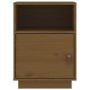 Solid pine wood honey brown bedside table 40x34x55 cm by vidaXL, Nightstands - Ref: Foro24-818321, Price: 62,05 €, Discount: %