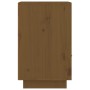 Mesita de noche madera maciza de pino marrón miel 40x34x55 cm de vidaXL, Mesitas de noche - Ref: Foro24-818321, Precio: 62,05...