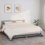 Manta con peso tela color crema claro 220x260 cm 11 kg de vidaXL, Mantas - Ref: Foro24-350766, Precio: 91,06 €, Descuento: %