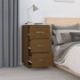 Two pine wood bedside tables honey brown 40x40x75 cm by vidaXL, Nightstands - Ref: Foro24-818342, Price: 186,64 €, Discount: %