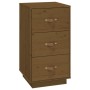 Two pine wood bedside tables honey brown 40x40x75 cm by vidaXL, Nightstands - Ref: Foro24-818342, Price: 186,64 €, Discount: %