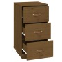 Two pine wood bedside tables honey brown 40x40x75 cm by vidaXL, Nightstands - Ref: Foro24-818342, Price: 186,64 €, Discount: %