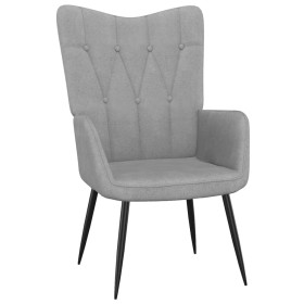 Sillón de relax de tela gris claro de vidaXL, Sillones - Ref: Foro24-327545, Precio: 91,99 €, Descuento: %